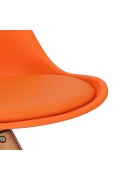 Krzesło Norden Star Square PP pomarańczo we - Intesi
